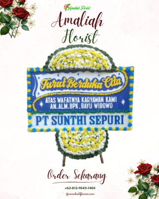 Papan Bunga Duka di Pekanbaru Kota