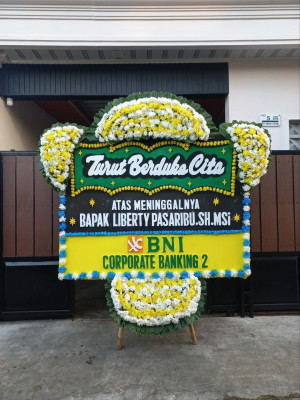 Papan Bunga Duka di Pekanbaru Kota