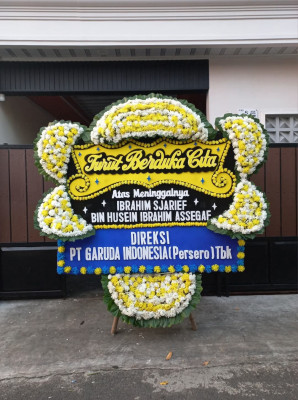 Papan Bunga Duka di Pekanbaru Kota